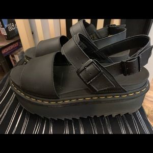Doc Marten platform sandals